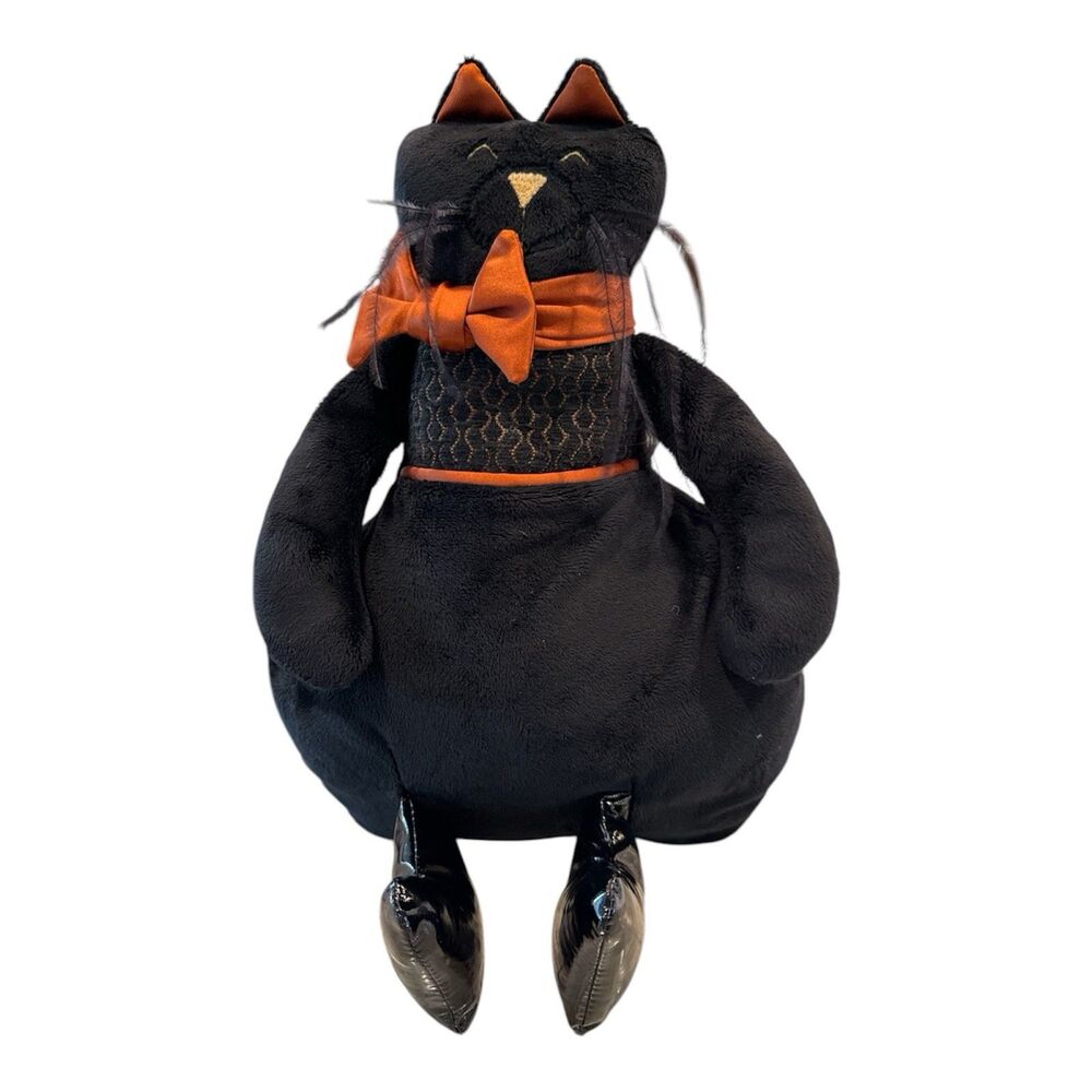 Woof & Poof 2015 Black Halloween Cat Plush Tags Attached‎ - Picture 16 of 16